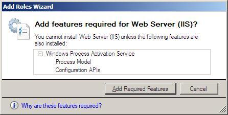 10 Steps to Installing the Web Server Role in Windows Server 2008 - 1