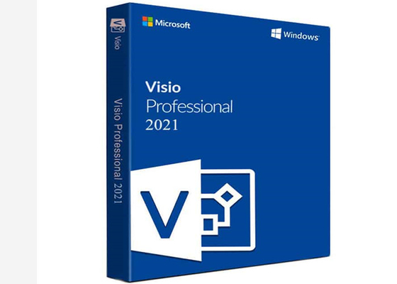 1.6 GHz Microsoft Visio Professional 2021 লাইসেন্স 1 ডিভাইস Windows 11