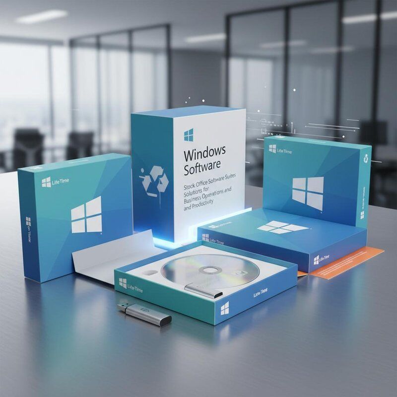 লাইফ টাইম মাইক্রোসফট উইন্ডোজ সফটওয়্যার ব্যবহার স্টক অফিস সফটওয়্যার স্যুট ব্যবসায়িক অপারেশন এবং উত্পাদনশীলতা জন্য সমাধান