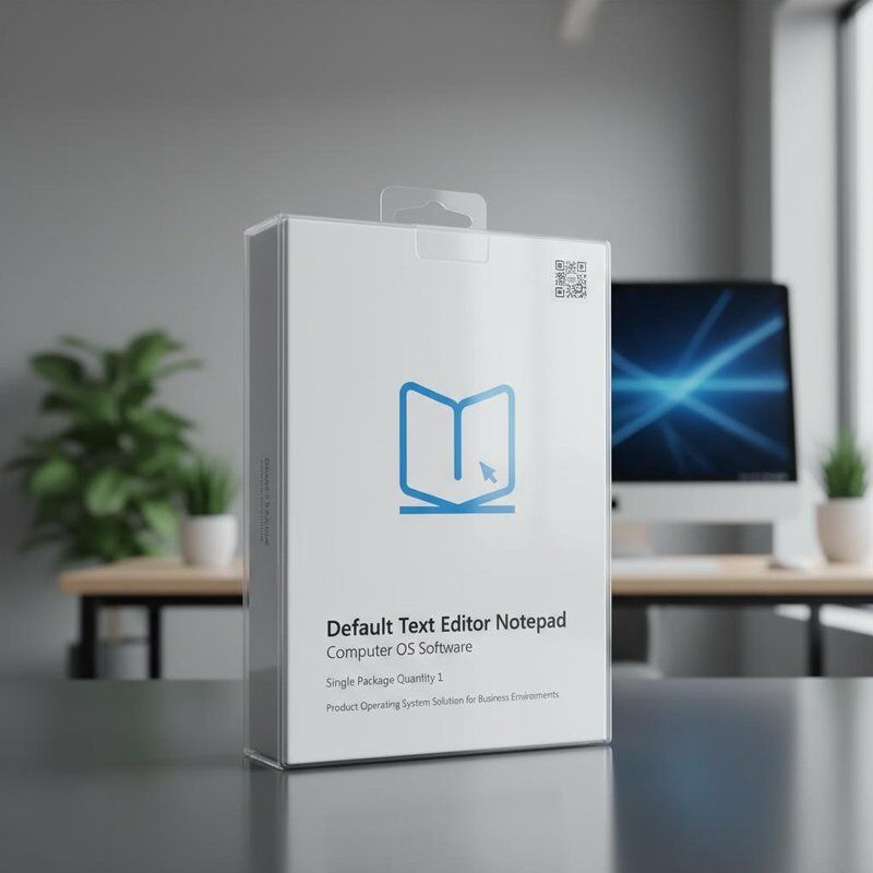 ডিফল্ট টেক্সট এডিটর নোটপ্যাড কম্পিউটার ওএস সফটওয়্যার একক প্যাকেজ পরিমাণ ১ পণ্য অপারেটিং সিস্টেম ব্যবসা পরিবেশের জন্য সমাধান