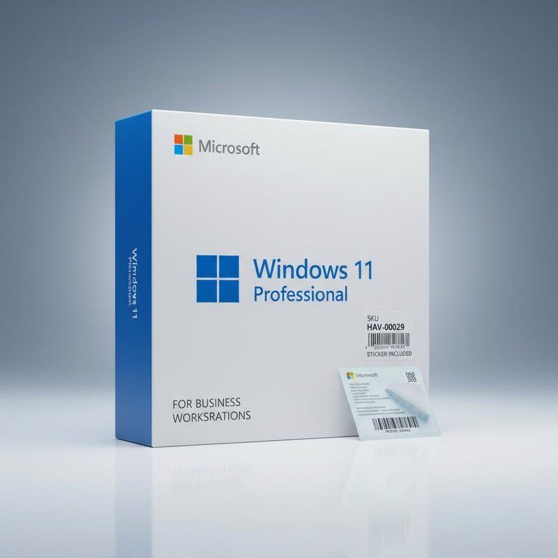 ডিসপ্লে 800x600 Microsoft Windows 11 Professional Sku HAV-00029 স্টিকার বিজনেস ওয়ার্কস্টেশনের জন্য সফ্টওয়্যার সলিউশন অন্তর্ভুক্ত